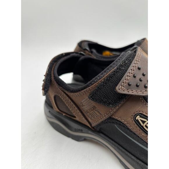 KEEN Rialto 3 Point DARK EARTH 1016643 Men's NEW Sandals Brown US Size 8 NIB - Picture 3 of 11